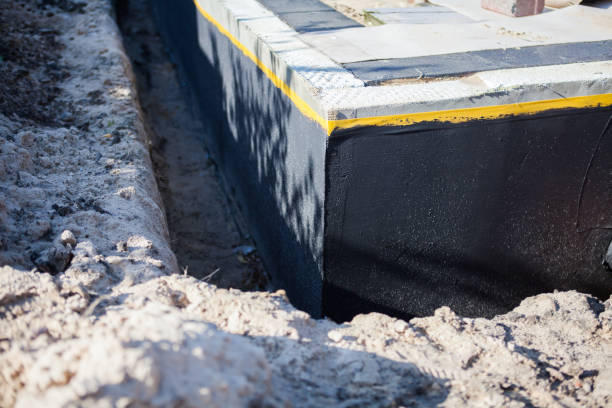 Residential Waterproofing installation at a Stratford, NJ home by SJ Waterproofing Pros